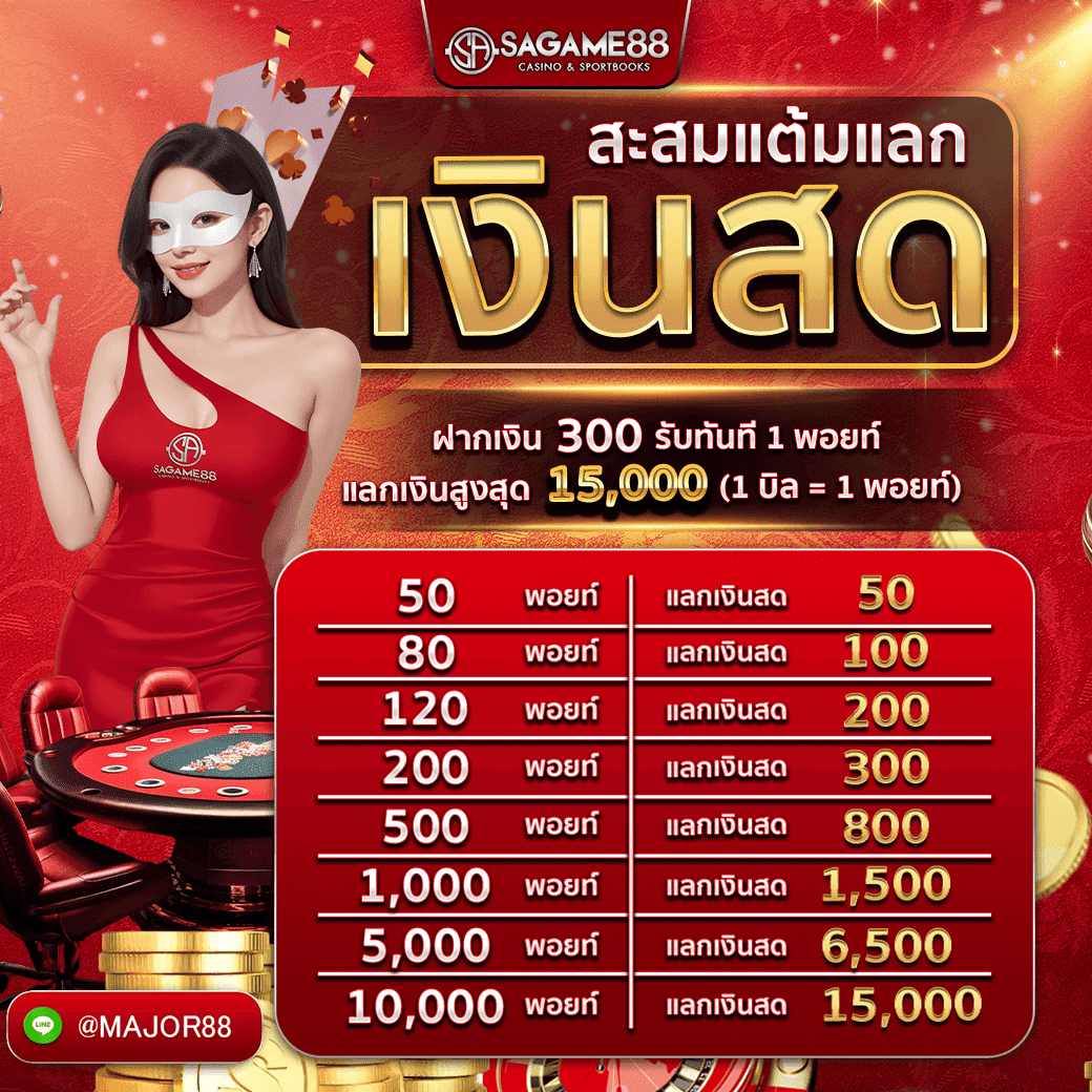 sagame แลกเงินสด